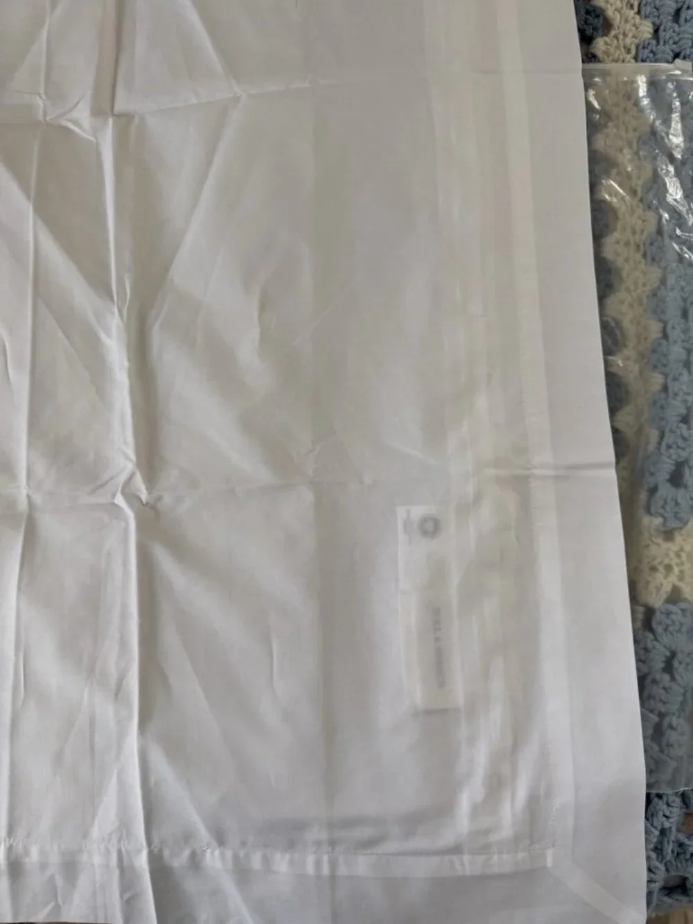 BOLL & BRANCH Organic Cotton Signature Hemmed Pillow Sham SET(2) KING White NEW